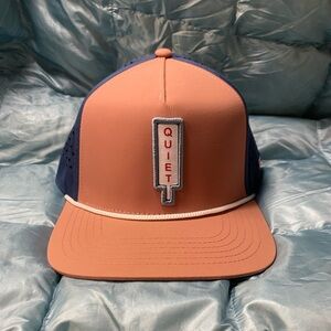 NWOT Staunch Brand Trucker Hat Peach and Blue